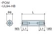画像2: RFタイプ 丸型　樹脂　両メネジ M3 標準型 (2)