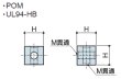 画像2: Cタイプ キューブ型 　樹脂　垂直取付用 (2)