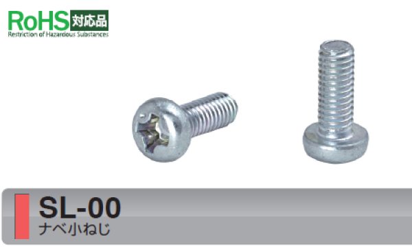 画像1: Ｓタイプ ナベ小ねじ　スチール　【 並目ねじ】 (1)